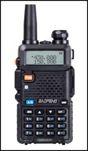 Baofeng Walkie Talkie UV-5R amateur radio