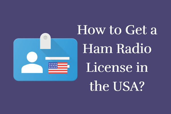 Get a Amateur Ham Radio License in the USA