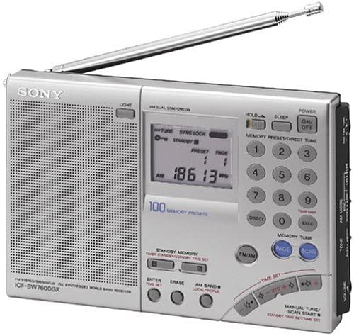 13 Best Shortwave Radios 2021: Reviews & Expert Ratings 5 SaveNetRadio Sony-ICF-SW7600GR-portable-radio