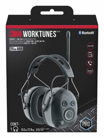 3M WorkTunes Connect+ AM/FM Radio Headphones