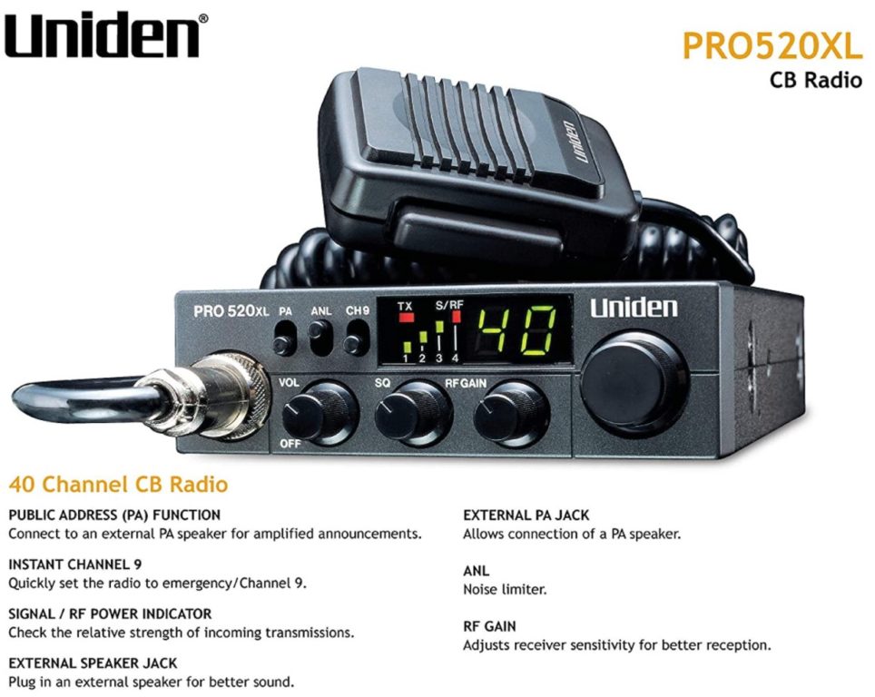 Uniden PRO520XL Pro Series CB Radio