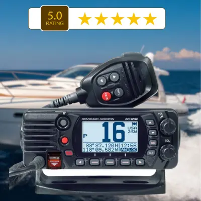 3 Standard Horizon GX1400GB VHF Fixed Marine Radio