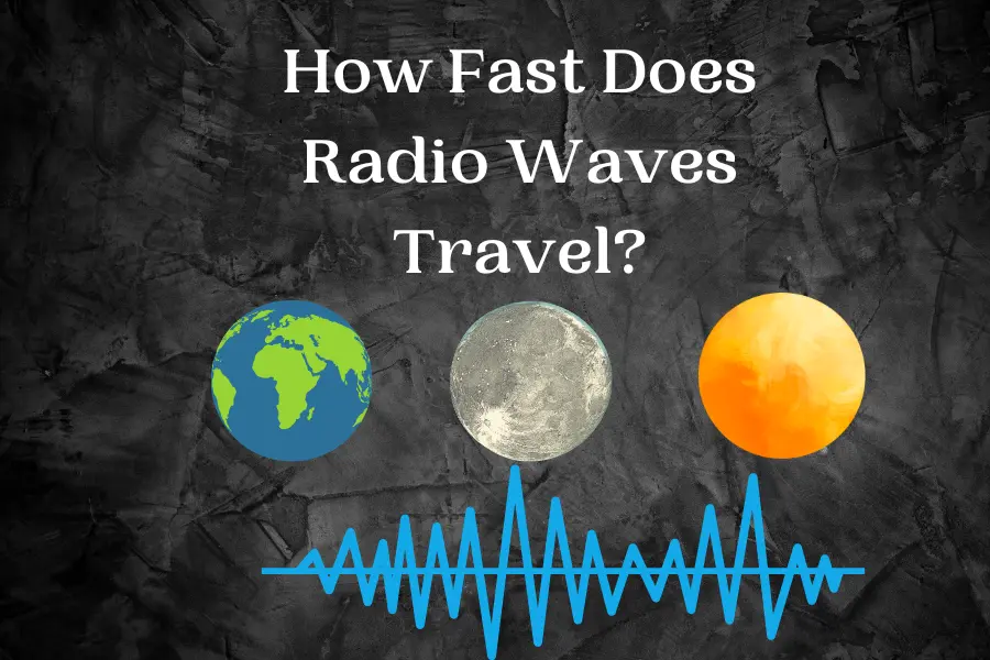 radio waves travel speed