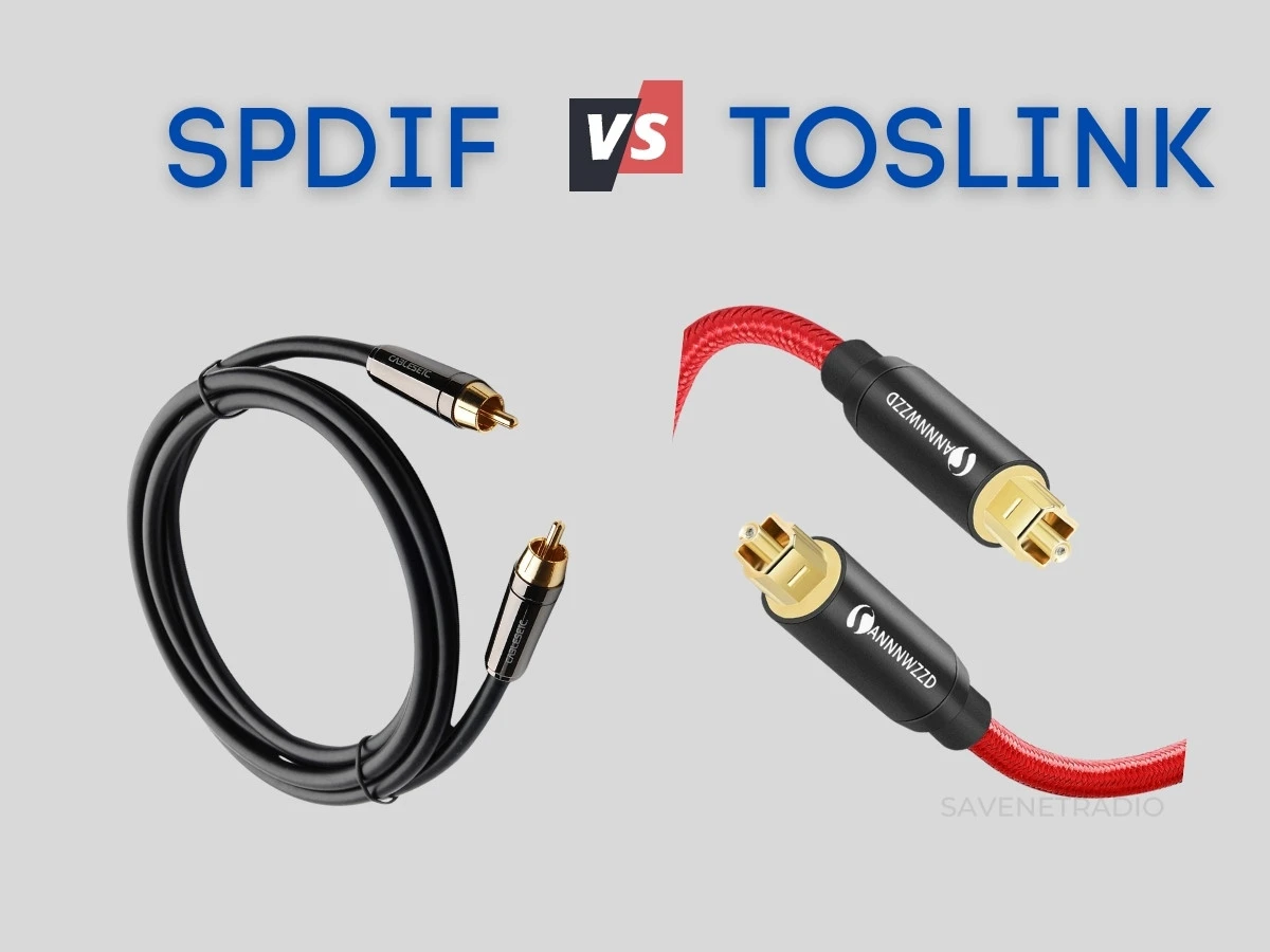 SPDIF vs. TOSLINK Cables - 6 Key Differences Explained